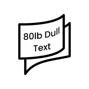 80lb Dull Text